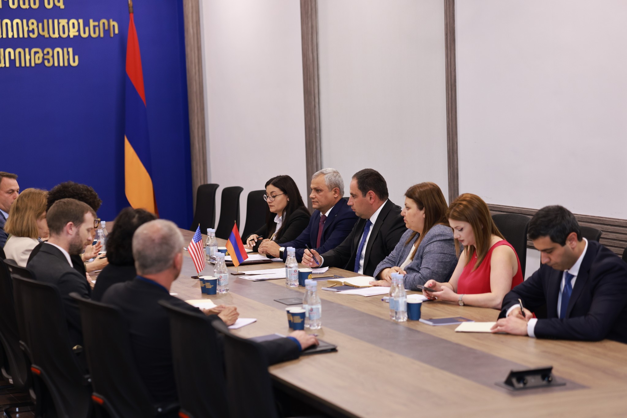ՏԿԵ նախարարն ընդունել է ԱՄՆ Էներգետիկայի դեպարտամենտի միջազգային միջուկային քաղաքականության հարցով փոխքարտուղարի տեղակալի գլխավորած պատվիրակությանը