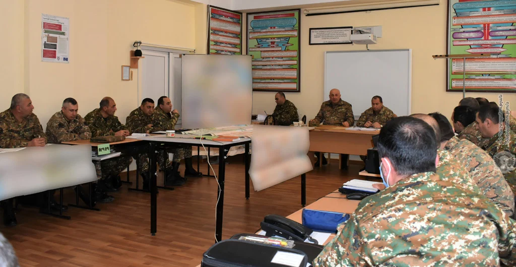 5-րդ զորամիավորումում անցկացվել է հրամանատարաշտաբային զորավարժություն