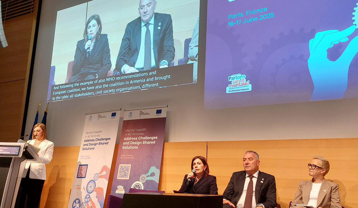 Անահիտ Ավանեսյանը հոգեկան առողջության մարտահրավերների լուծման թեմայով պանելային քննարկմանը ներկայացրել է Հայաստանի հաջողված փորձը