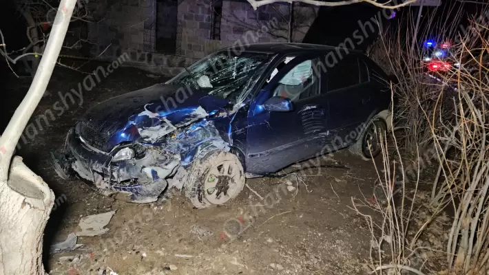 Ողբերգական ավտովթար Կոտայքի մարզում. «Opel»-ի վարորդը, լինելով ոչ սթափ, Բջնի գյուղում բախվել է ծառին. մայրը տեղում մահացել է, կա վիրավոր