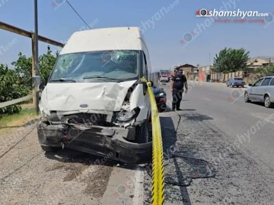 Սուրենավանում «Ford Transit»-ը բախվել է «Mercedes Sprinter»-ին․ կան վիրшվորներ