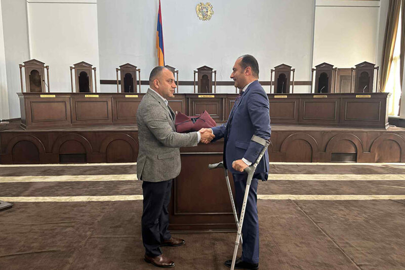 «Պատիվ է ՍԴ դատավորի բարձր պաշտոնում ծառայելը»․ Արտակ Զեյնալյան