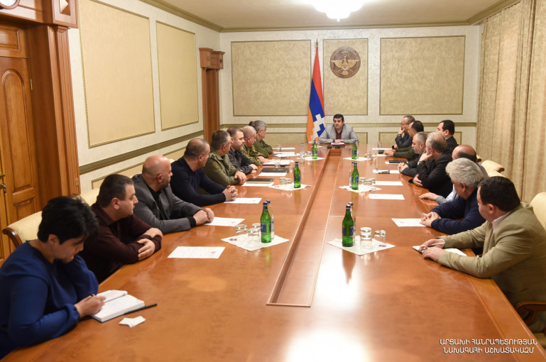 Մեր խնդրանքը և պահանջը խաղաղապահներին՝ վերականգնել ստատուս-քվոն, և մենք երբեք չենք փոխելու այդ պահանջը․ ԱՀ նախագահ