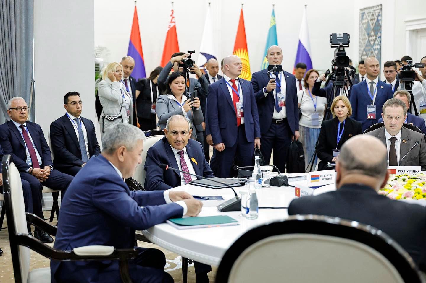 Փաշինյանը մասնակցել է Եվրասիական միջկառավարական խորհրդի նեղ կազմով նիստին