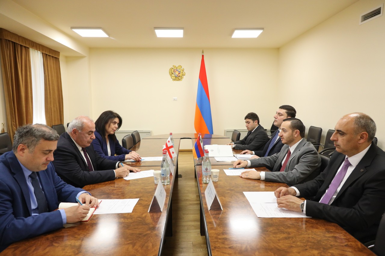ԲՏԱ նախարար Մխիթար Հայրապետյանն ընդունել է ՀՀ-ում Վրաստանի դեսպանին