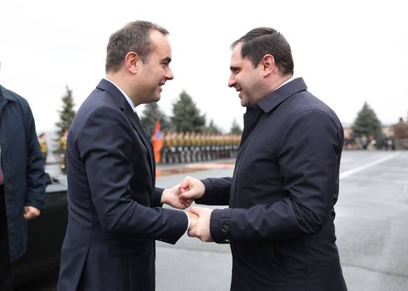 ՊՆ-ում տեղի է ունեցել Սեբաստիեն Լըկորնյուի դիմավորման հանդիսավոր արարողությունը