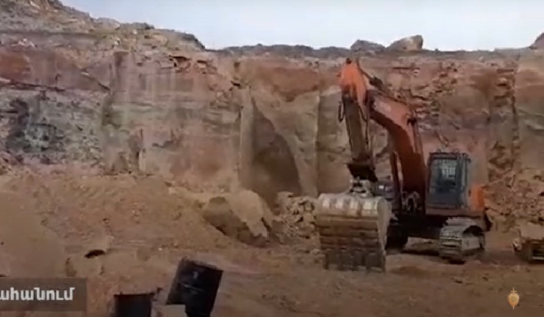 Ընդերքի պահպանման կամ օգտագործման պահանջների հերթական խախտում. Անիի ոստիկանների բացահայտումը
