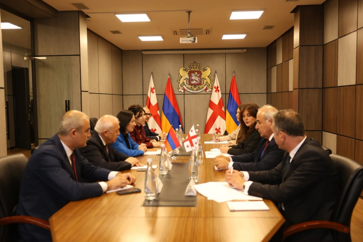 Ժաննա Անդրեասյանը հանդիպել է Վրաստանի մշակույթի նախարար Մայա Բիտաձեի հետ