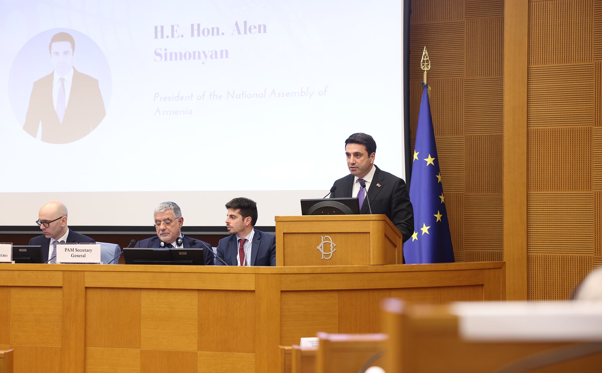 Ալեն Սիմոնյանը Միջերկրածովյան խորհրդարանական վեհաժողովի 19-րդ լիագումար նիստում հանդես է եկել ելույթով