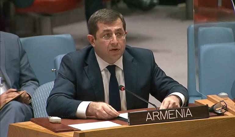 Պահանջել Ադրբեջանից վերացնել միջանցքի արգելափակումը, տեղակայել փաստահավաք առաքելություն. ՄԱԿ-ում ՀՀ մշտական ներկայացուցչի ելույթը