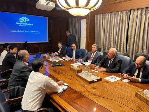 Սանոսյանն ու ԱԳ փոխնախարարը Մումբայում քննարկել են ՀՀ ենթակառուցվածքային ծրագրերը