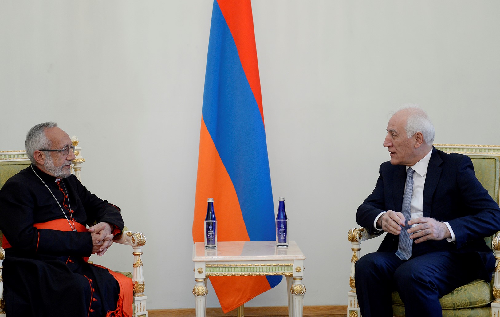 ՀՀ նախագահը և Տանն Կիլիկիո Կաթողիկե Հայոց կաթողիկոս-պատրիարքը քննարկել են ազգային-եկեղեցական հարցեր
