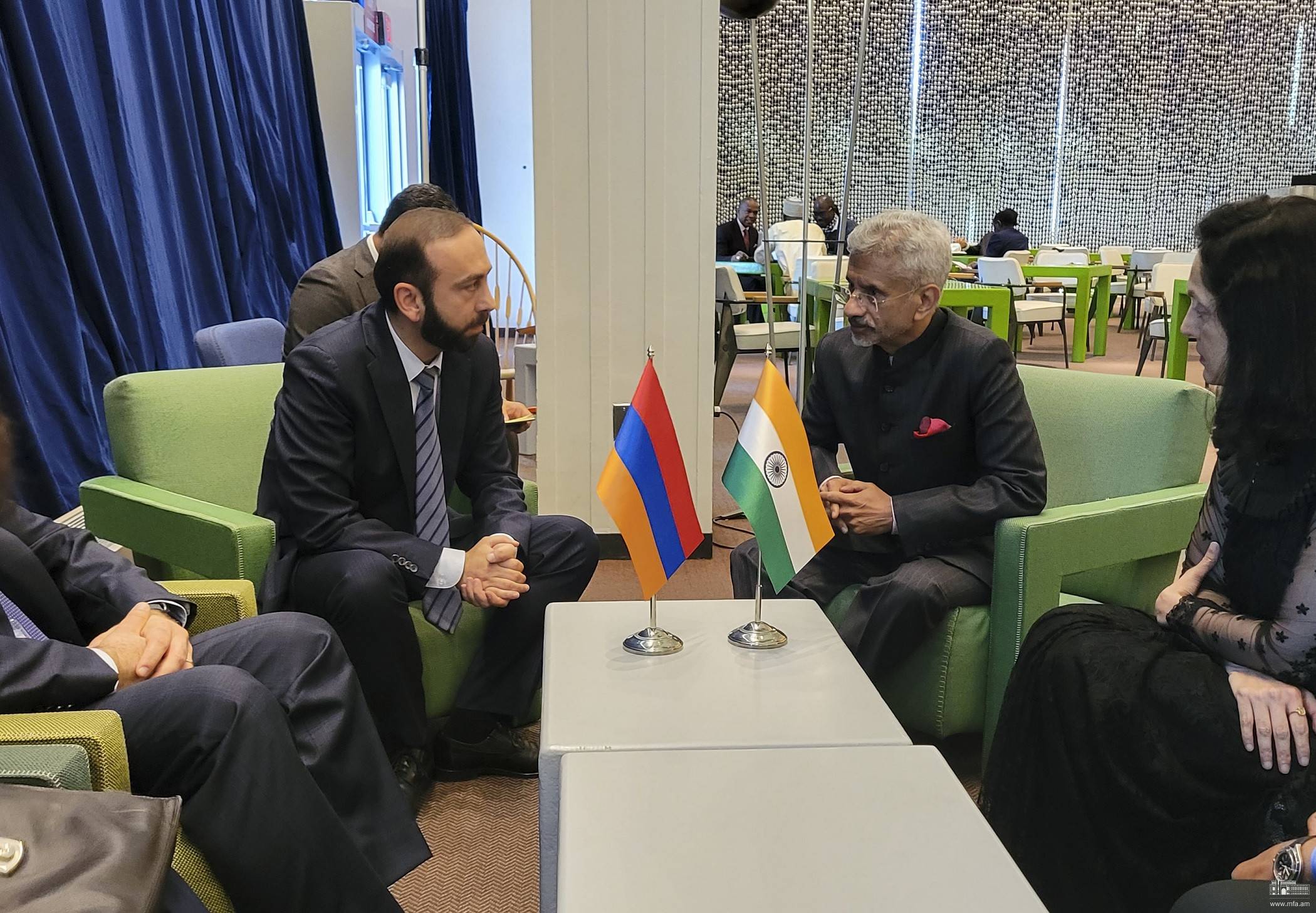 Միրզոյանն ու Հնդկաստանի ԱԳ նախարարը քննարկել են ՀՀ-ի ու Ադրբեջանի միջև հարաբերությունների, ԼՂ հակամարտության կարգավորմանը վերաբերող հարցեր
