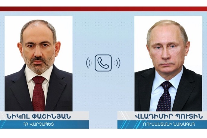 Պուտինը Փաշինյանի հետ զրույցում գոհունակությամբ նշել է, որ հաջողվել է հաղթահարել հակամարտության սուր փուլը. Կրեմլ