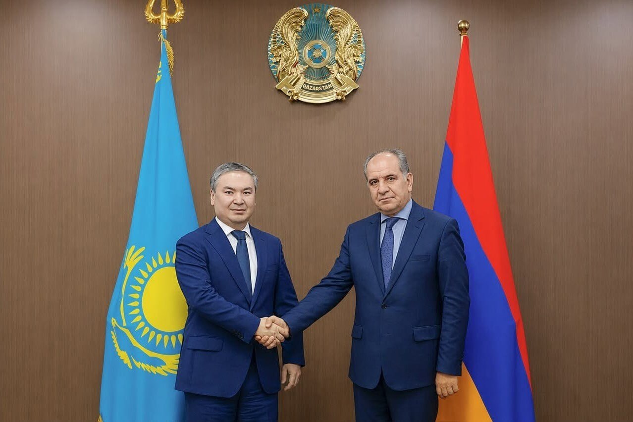 Քննարկվել են արդյունաբերության ոլորտում հայ-ղազախական միջպետական փոխգործակցության ընդլայնման հարցեր