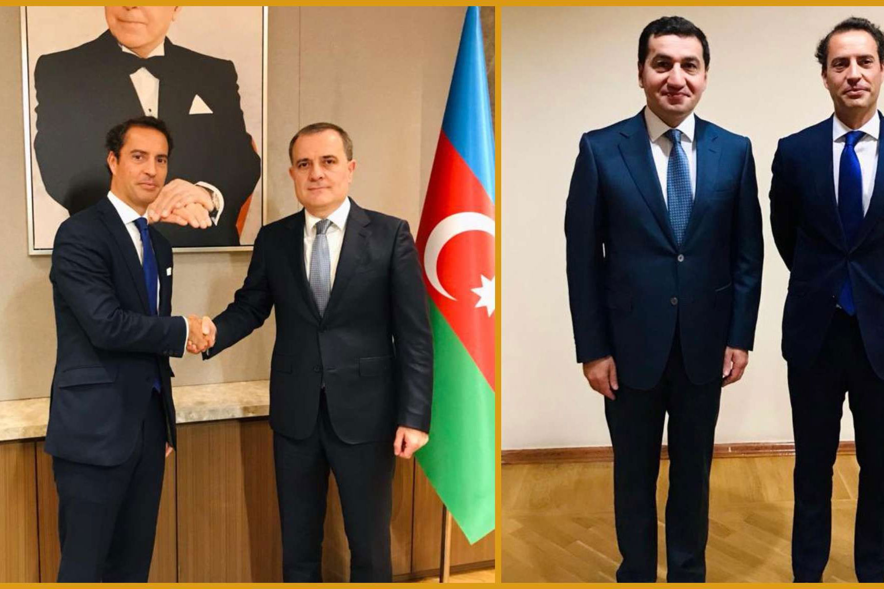Բաքվում Կոլոմինան հանդիպել է Բայրամովին և Հաջիևին