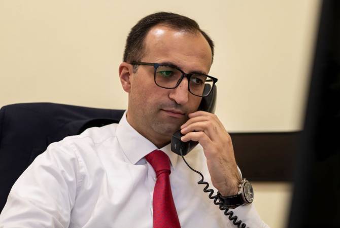 Արսեն Թորոսյանը հեռախոսազրույց է ունեցել Վրաստանի իր գործընկերոջ հետ