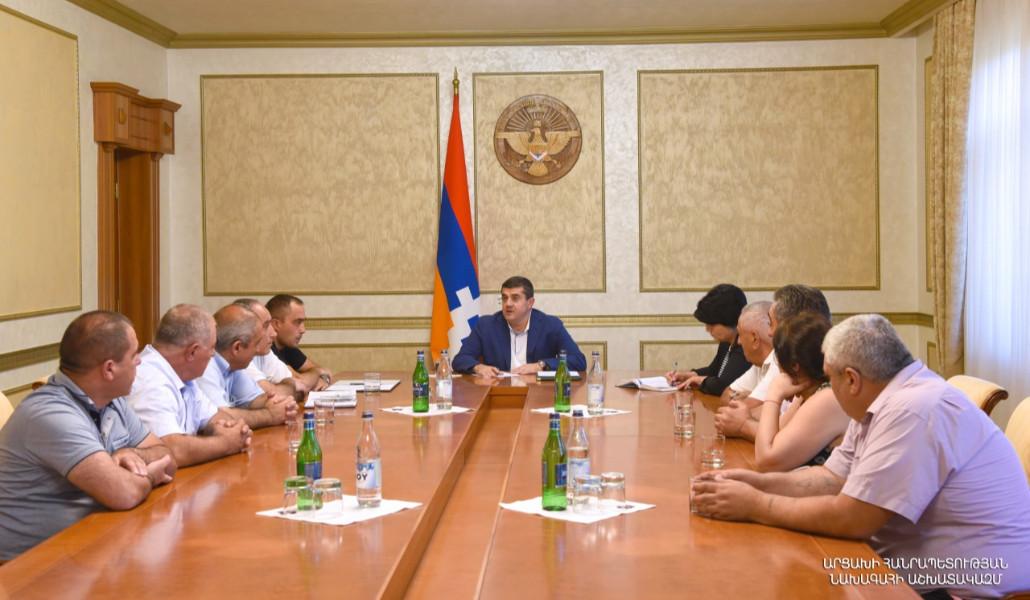 ԱՀ նախագահն ընդունել է մի շարք ՀԿ պատասխանատուների