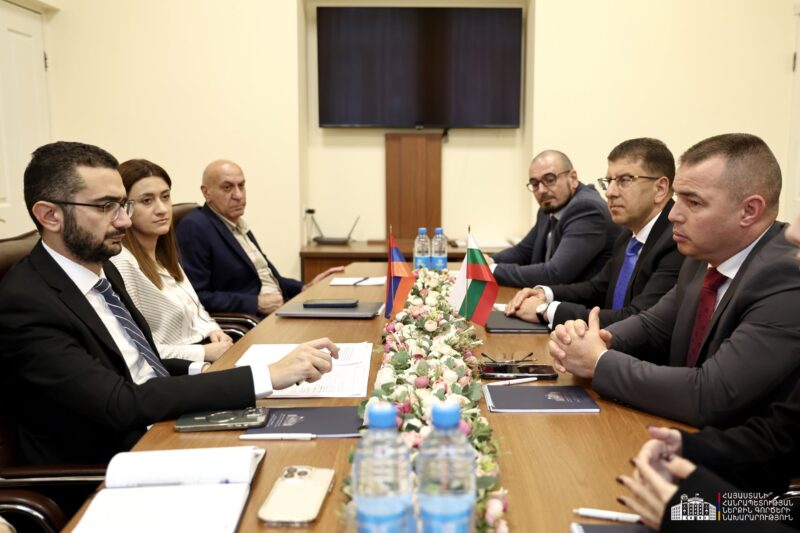 Հայաստանն ու Բուլղարիան պայմանավորվել են ընդլայնելու երկկողմ համագործակցությունը