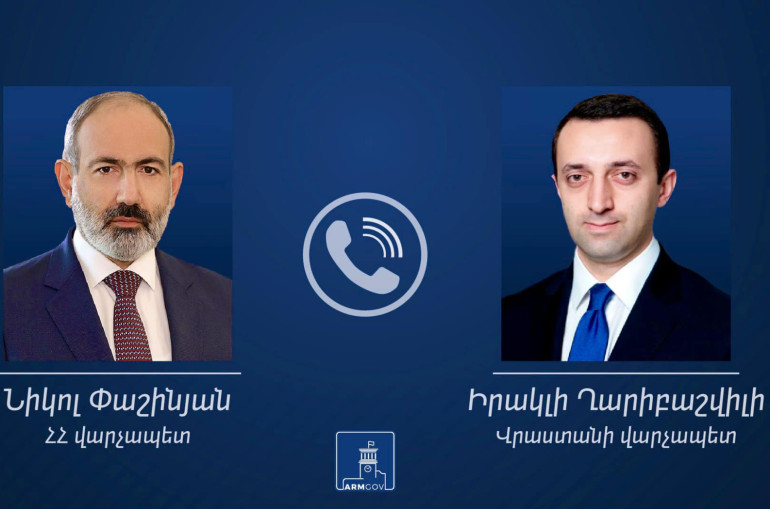 Փաշինյանը և Ղարիբաշվիլին կարևորել են խաղաղ բանակցային ճանապարհով առկա հիմնախնդիրների կարգավորումը