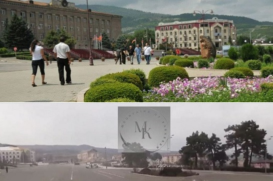 Ադրբեջանցիները քանդել են Արցախի Վերածննդի հրապարակի պատկերաքանդակները