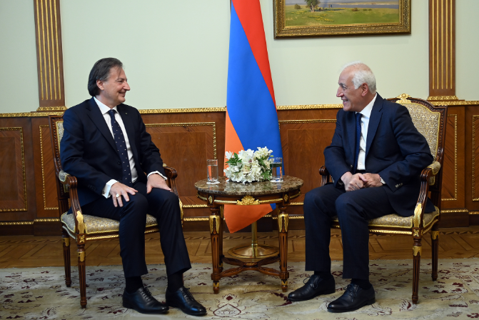 Քննարկվել են Հայաստան-Իտալիա հարաբերությունների օրակարգային և համագործակցության ընդլայնման հարցերը