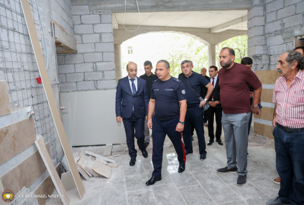 Քննչական կոմիտեի նախագահը ծանոթացել է կենտրոնական երկրորդ մասնաշենքի շինարարական աշխատանքների ընթացքին