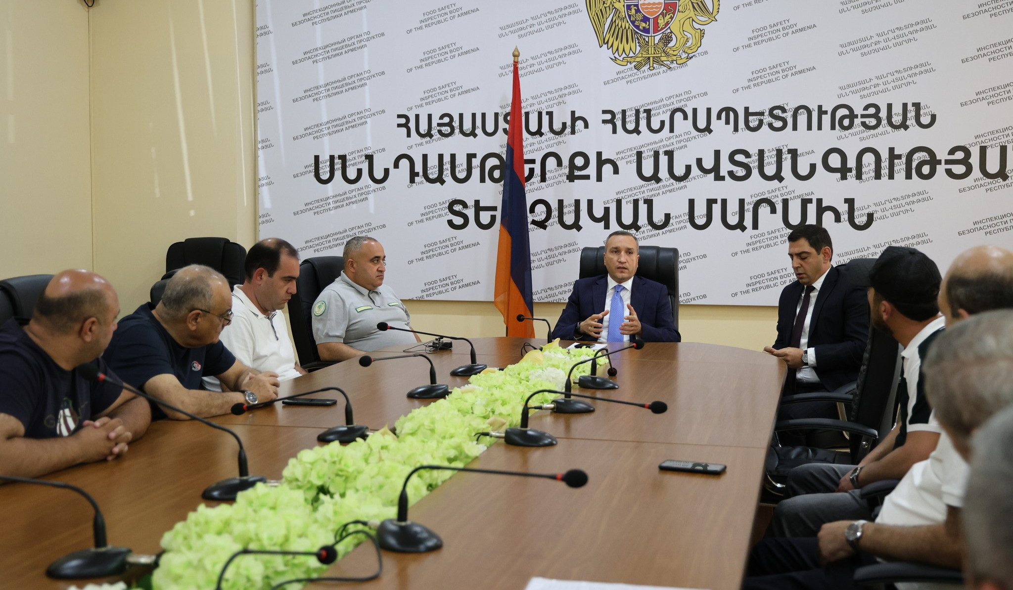 ՍԱՏՄ ղեկավարն ընդունել է գյուղատնտեսական մթերքներ և ծաղիկ արտադրող և արտահանող տնտեսվարողներին