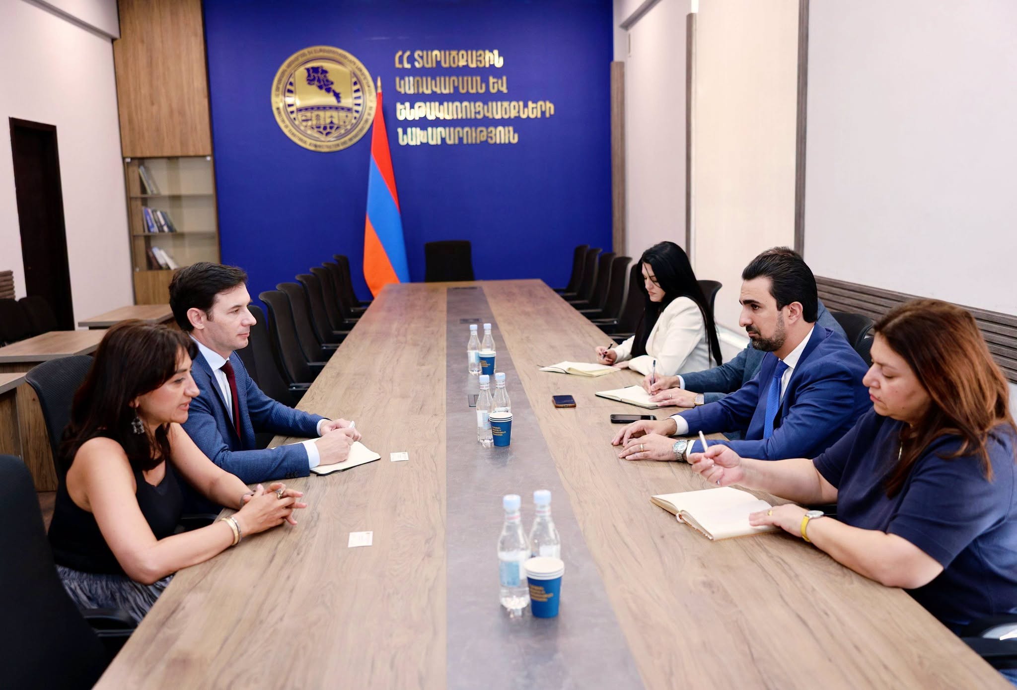 Առնակ Ավետիսյանն ընդունել է ՄԱԿ-ի Զարգացման ծրագրի Հայաստանում մշտական ներկայացուցչի տեղակալին
