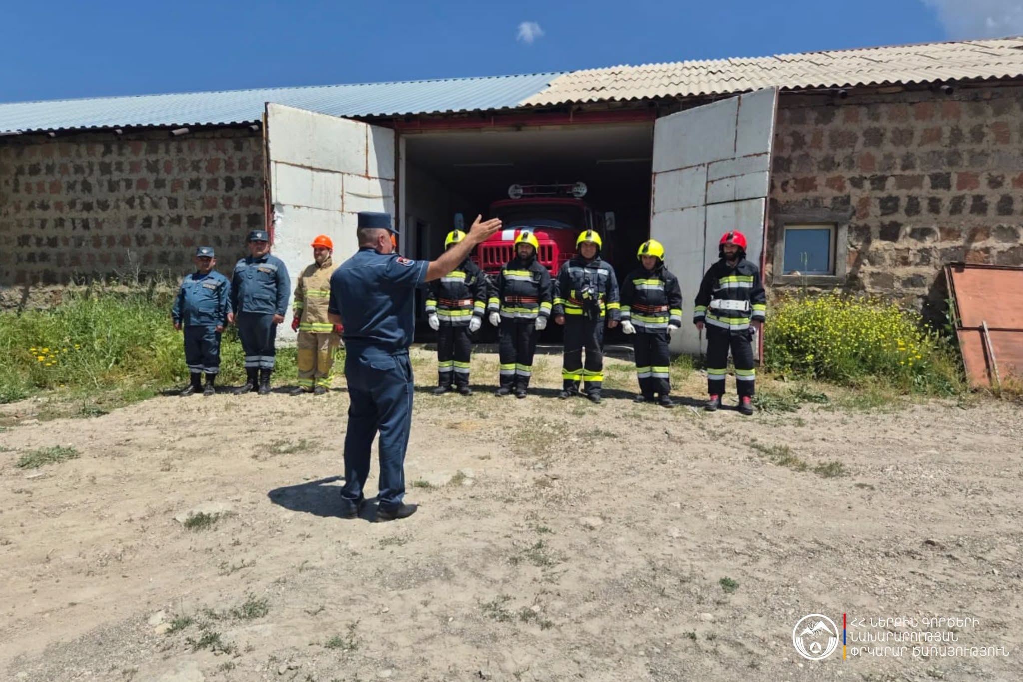 Փրկարար ծառայությունը զարգացնում է կամավորների գիտելիքները․ Խաչիկ բնակավայրում գործնական վարժանք է անցկացվել