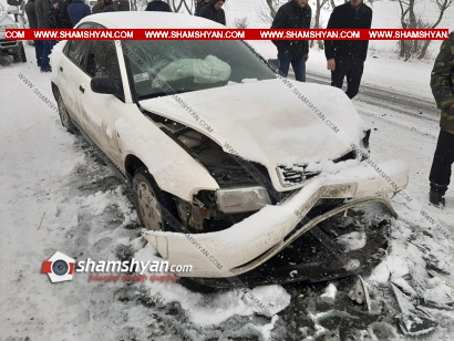 Հոռոմ գյուղի սկզբնամասում բախվել են Audi-ն և «06»-ը. 5 վիրավորներից 2-ը երեքամյա երկվորյակ քույրեր են