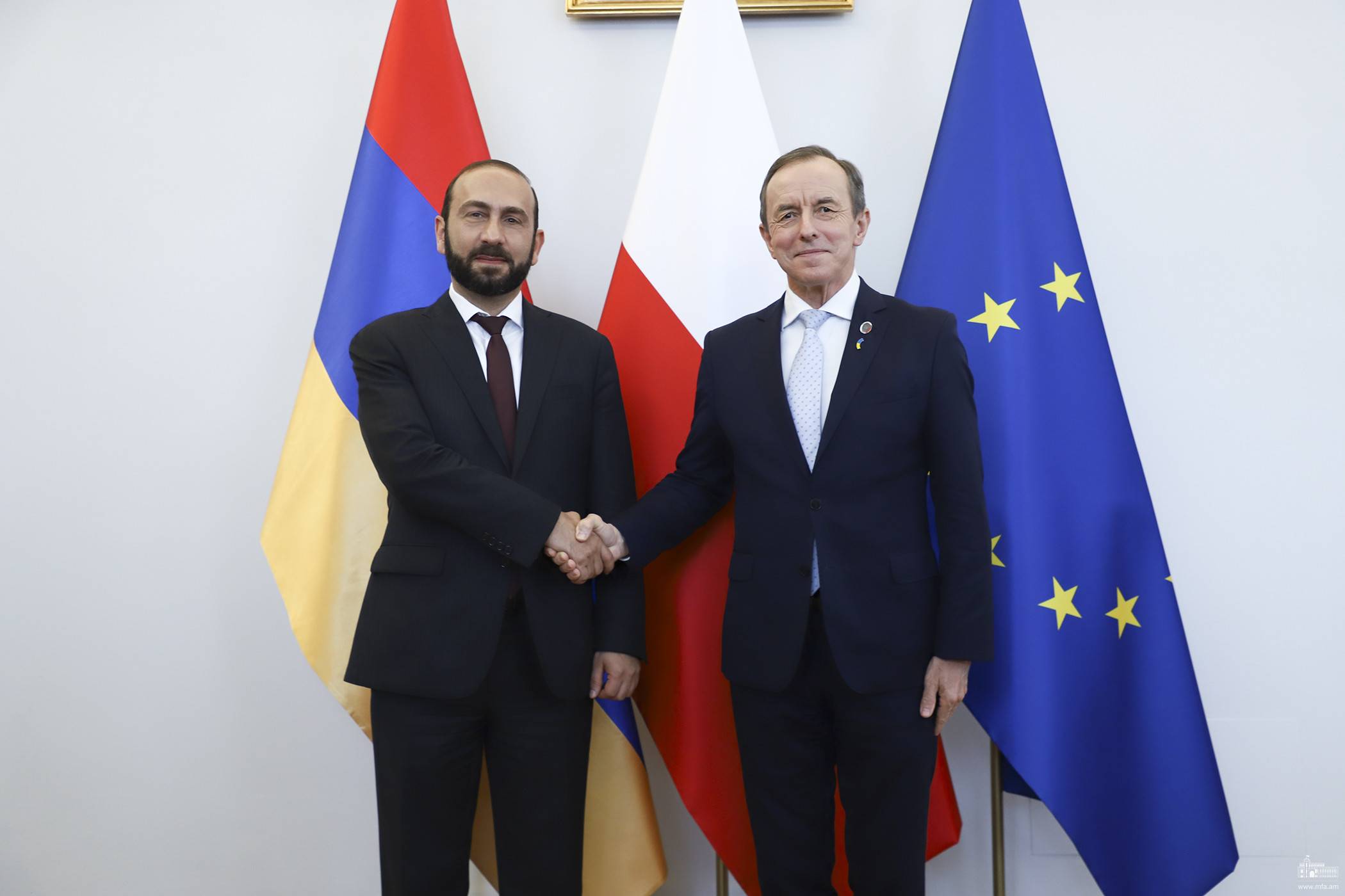Արարատ Միրզոյանը հանդիպել է Լեհաստանի Սենատի նախագահ Տոմաշ Գրոձկիի հետ
