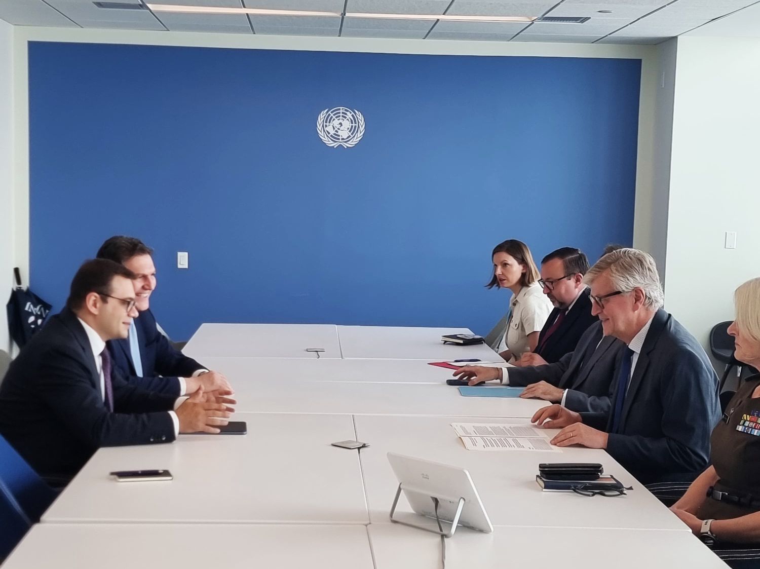 ՀՀ ԱԳՆ տեղակալը հանդիպել է ՄԱԿ գլխավոր քարտուղարի՝ խաղաղությանն ուղղված գործողությունների գծով տեղակալի հետ