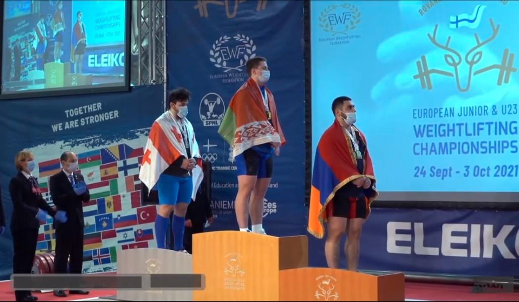 Պետրոս Պետրոսյանը` ծանրամարտի Եվրոպայի բրոնզե մեդալակիր