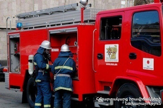 Անասնագոմի տանիքում այրվել է մոտ 150 հակ անասնակեր