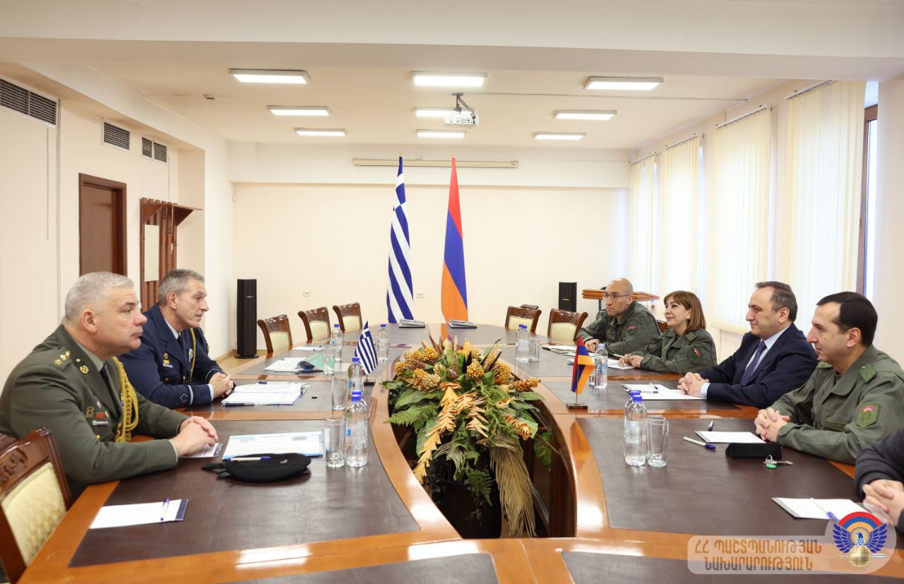 Տեղի են ունեցել Հայաստան-Հունաստան հերթական երկկողմ պաշտպանական խորհրդակցությունները