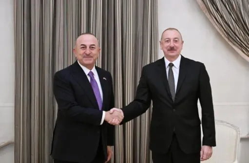 Ալիևն ընդունել է Չավուշօղլուին