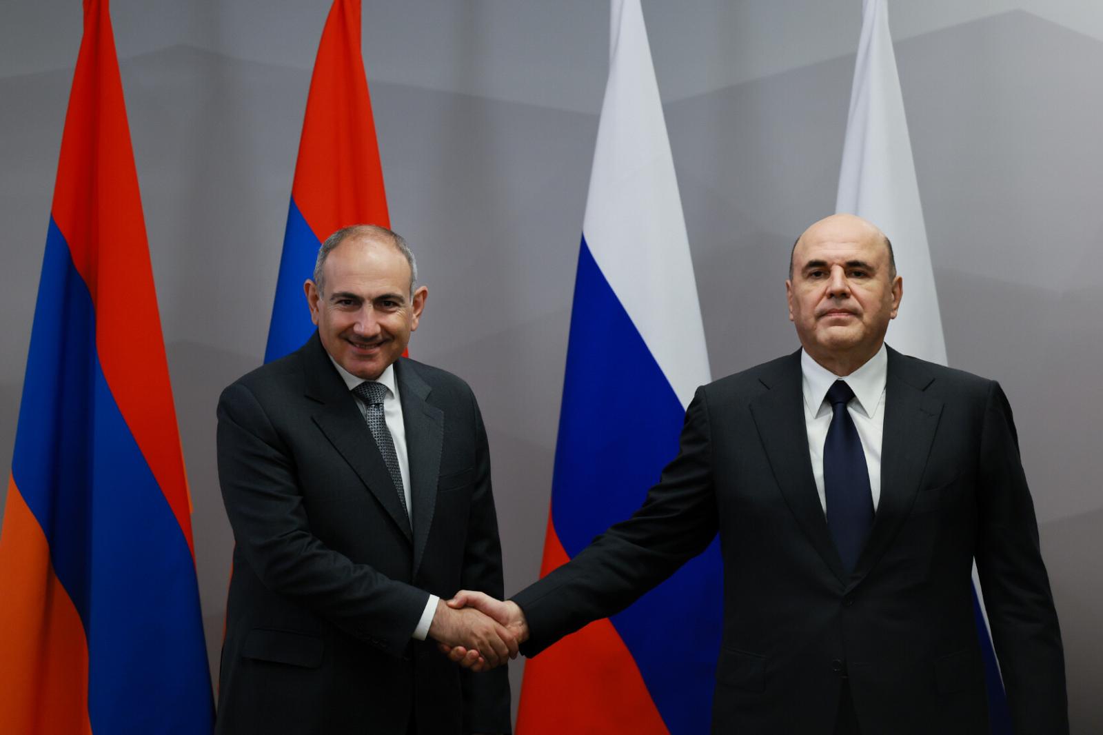 Մենք շահագրգռված ենք ՌԴ-ի հետ հարաբերությունների զարգացմամբ և ԵԱՏՄ-ում մասնակցությամբ․ Փաշինյանը՝ Միշուստինի հետ հանդիպմանը