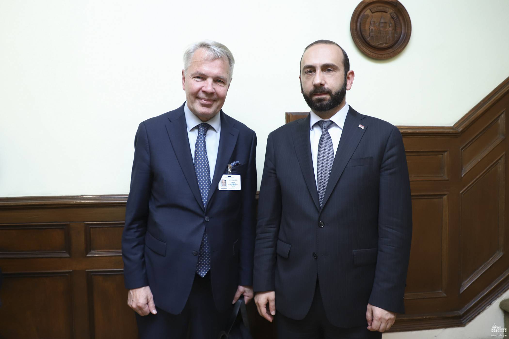 Միրզոյանը Ֆինլանդիայի ԱԳ նախարարի հետ հանդիպմանը կարևորել է միջազգային հանրության կողմից Ադրբեջանի ագրեսիայի հասցեական դատապարտումը