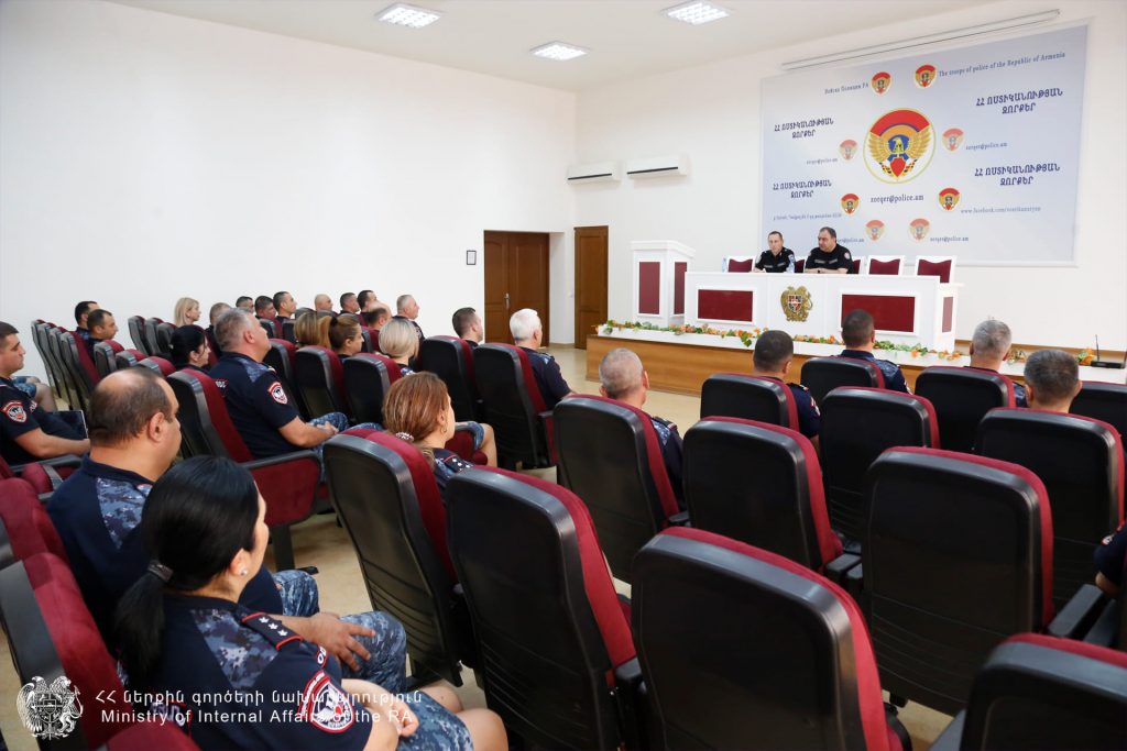 Վահե Ղազարյանն աշխատանքային այց է կատարել ՆԳՆ ոստիկանության զորքեր