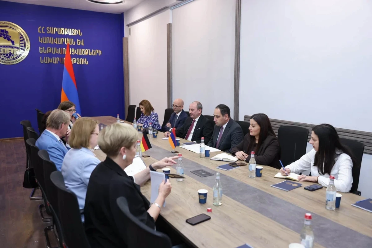 Լայպցիգի փորձը կարող է օգտակար լինել Հայաստանի համայնքների համար. Դավիթ Խուդաթյանը՝ Գերմանիայի դեսպանին