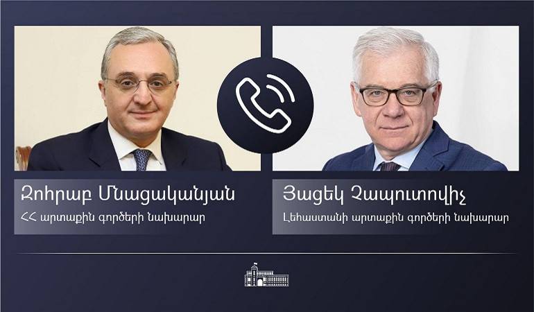 Լեհական կողմի նախաձեռնությամբ Մնացականյանy հեռախոսազրույց է ունեցել  Լեհաստանի ԱԳ նախարարի հետ