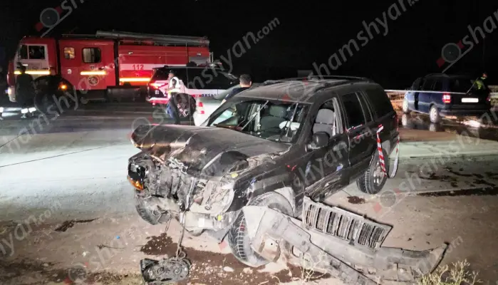 Արագածոտնի մարզում բախվել են «Jeep»-ը և «Opel Zafira»-ն. 3 վիրավորներից մեկը Վարդան Մալխասյանն է
