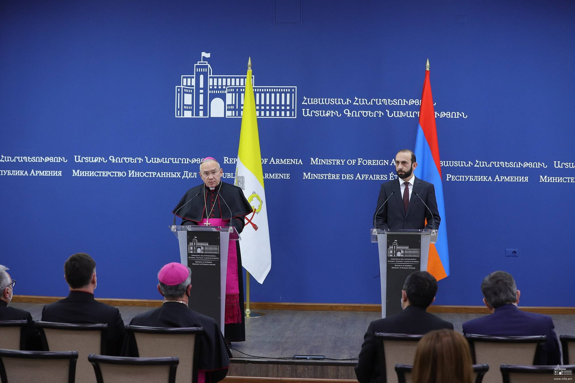 Նոր էջ է բացվում Հայաստանի և Սուրբ Աթոռի միջև դիվանագիտական հարաբերությունների պատմության մեջ. Արարատ Միրզոյան
