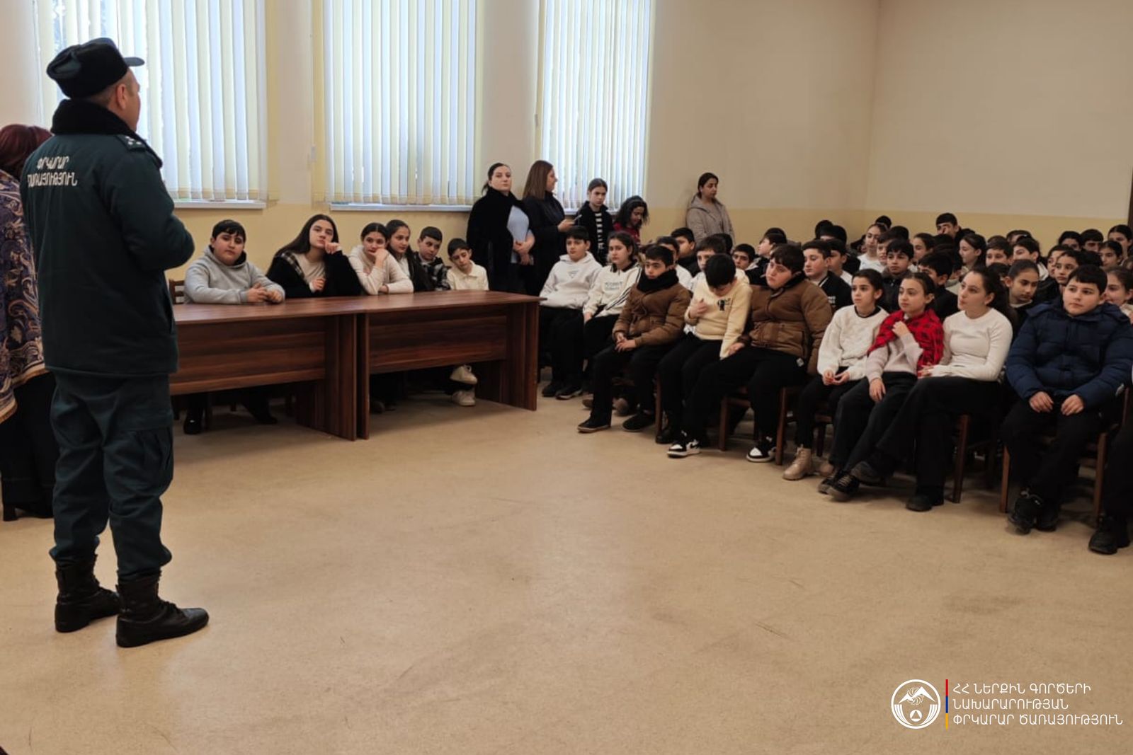 Փրկարար ծառայությունն անցկացրել է «Ճանաչենք մեր դպրոցները. անվտանգ մուտք և ելք» խորագրով միջոցառումներ
