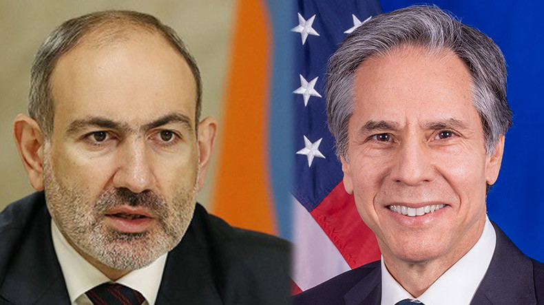 Վարչապետ Փաշինյանը հեռախոսազրույց է ունեցել ԱՄՆ պետքարտուղար Էնթոնի Բլինքենի հետ