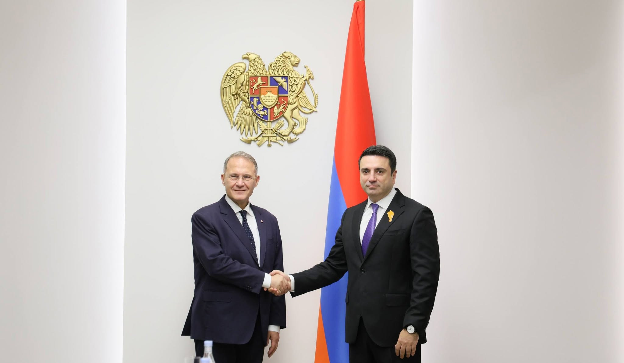 Ալեն Սիմոնյանը և Էդմոնդո Չիրիելլին քննարկել են ՀՀ-ի և Իտալիայի միջև տնտեսական համագործակցության ակտիվացմանն առնչվող հարցեր