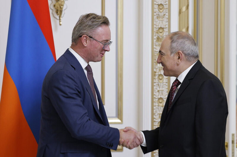 Փաշինյանը «Տրաֆիգուրա»-ի նախագահի հետ քննարկել է հանքարդյունաբերության ոլորտում համագործակցությունը