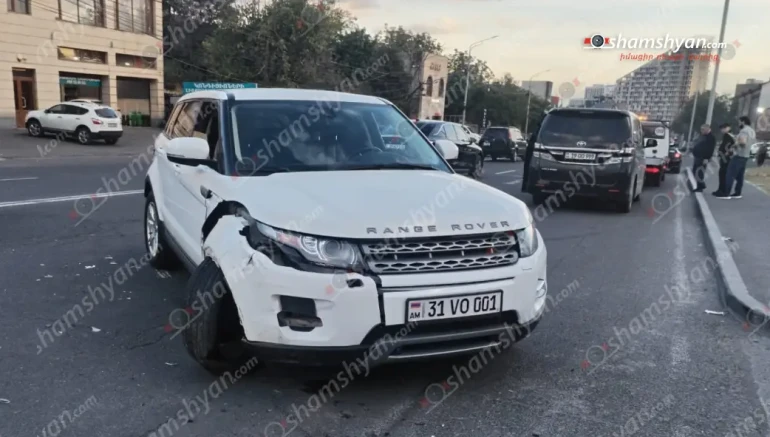 Ավտովթար՝ Երևանում․ Թբիլիսյան խճուղում բախվել են «Range Rover»-ը և «Toyota»-ն