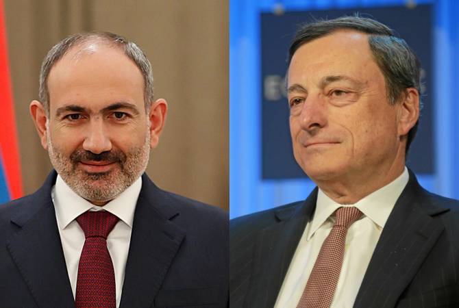 Մարիո Դրագին՝ Նիկոլ Փաշինյանին. Վստահ եմ՝ կկարողանանք աշխատել Իտալիան և Հայաստանը կապող խորը բարեկամության հիման վրա
